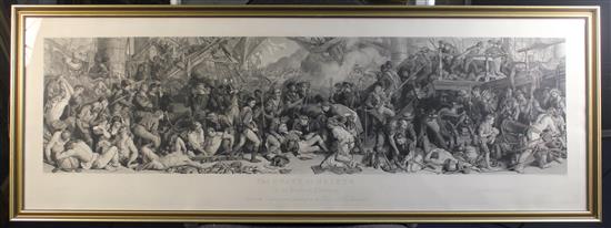 Sharpe After Maclise The death of Nelson, Art Union 1876